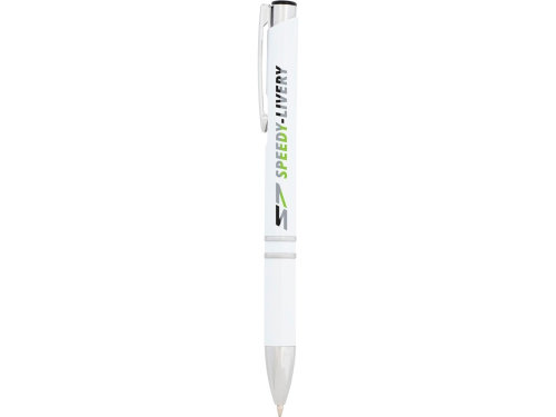 Moneta антибактериальная шариковая ручка, белый, черные чернила