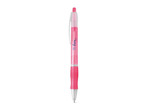 SLIM. Шариковая ручка с противоскользящим покрытием, Светло-розовый