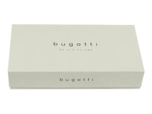 Портмоне для кредитных карт BUGATTI Nevio, чёрный, воловья/полиэстер, 12,5х2,5х9,3 см