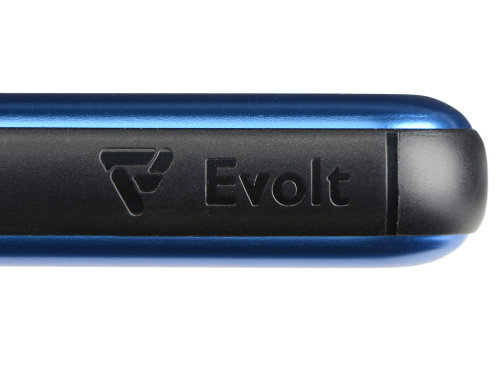 Внешний аккумулятор Forge, Evolt, металл, 10000mah, синий