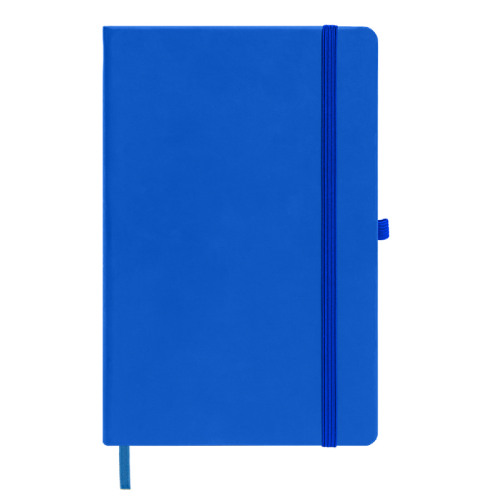 Бизнес-блокнот SILKY, формат А5, в клетку (синий)