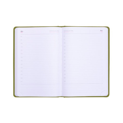 Ежедневник недатированный Campbell, формат А5,  в линейку (оливковый)