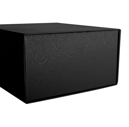 Упаковка подарочная, коробка складная (черный)