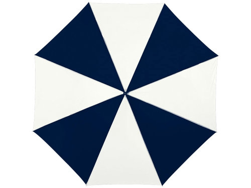 Зонт-трость Lisa полуавтомат 23, темно-синий/белый