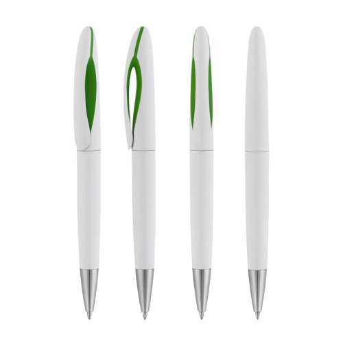 Ручка шариковая "Sophie", белый с зеленым
