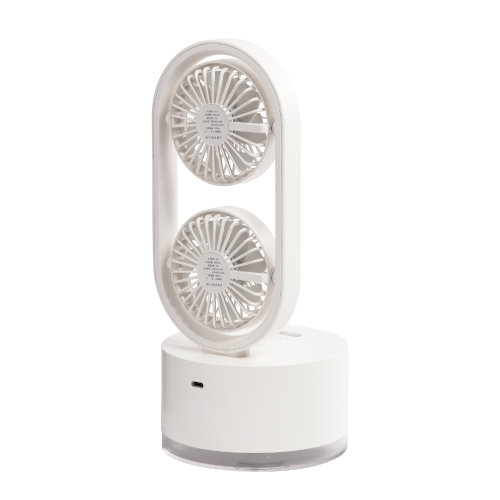 Портативный увлажнитель воздуха "Smart Wind" с двумя вентиляторами, белый
