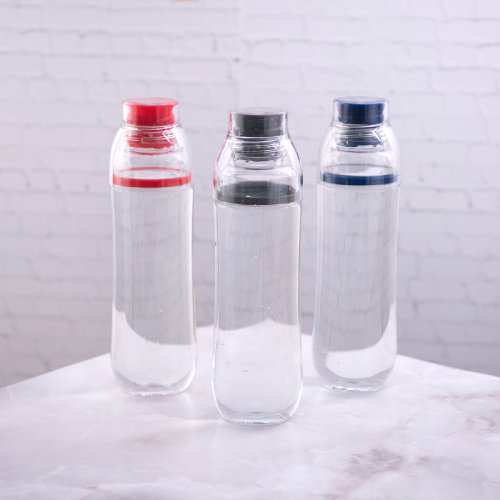 Бутылка для воды FIT, 700 мл (прозрачный, синий)
