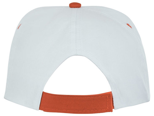 Пятипанельная двухцветная кепка Icarus, белый/оранжевый