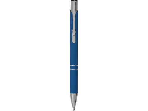 Ручка металлическая шариковая Legend Gum софт-тач, синий
