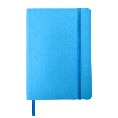 Ежедневник недатированный Shady, А5,  лазурный, кремовый блок, синий обрез (лазурный)