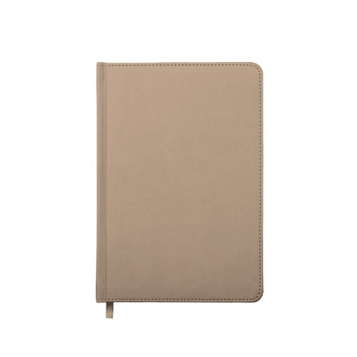 Ежедневник недатированный Campbell, формат А5,  в линейку (светло-коричневый)