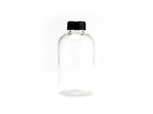 Бутылка стеклянная KASTER в неопреновом чехле, 600 мл, черный