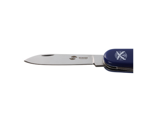 Нож перочинный Stinger, 90 мм, 10 функций, материал рукояти: АБС-пластик (синий)