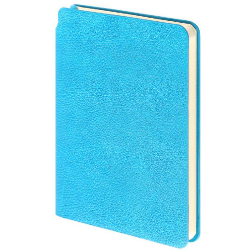 Ежедневник недатированный SALLY, A6, голубой, кремовый блок (голубой)