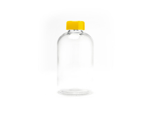 Бутылка стеклянная KASTER в неопреновом чехле, 600 мл, желтый