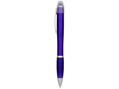 Ручка цветная светящаяся Nash, пурпурный