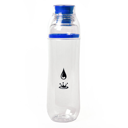 Бутылка для воды FIT, 700 мл (прозрачный, серый)
