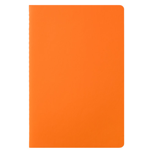 Блокнот Alpha slim, оранжевый