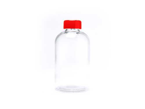 Бутылка стеклянная KASTER в неопреновом чехле, 600 мл, красный