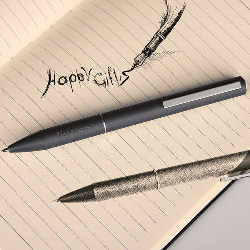 Ручка шариковая TITANIUM (серый)