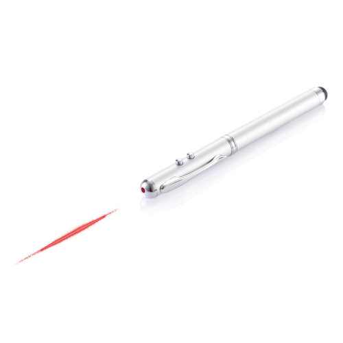 Ручка-стилус с фонариком и лазерной указкой 4 в 1