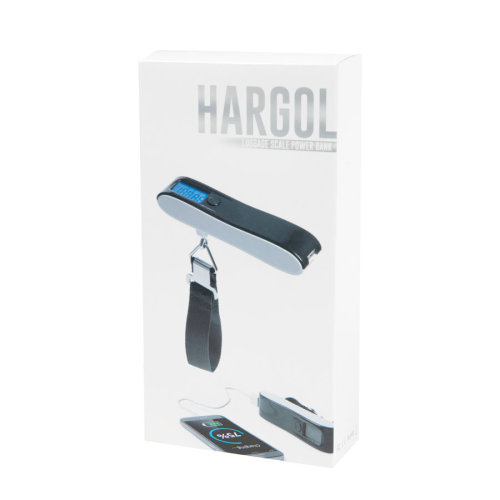 Универсальное зарядное устройство "Hargol" (2200mAh) с багажными весами (белый)