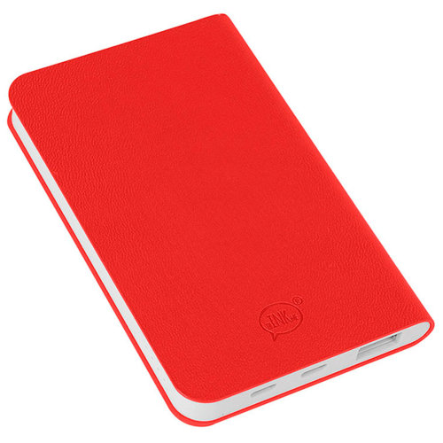 Универсальный аккумулятор "Softi" (5000mAh),красный, 7,5х12,1х1,1см, искусственная кожа,пл (красный)