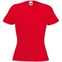 Футболка женская LADY FIT CREW NECK T 210 (красный)