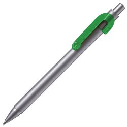 Ручка шариковая SNAKE (зеленый, серебристый)