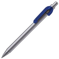 Ручка шариковая SNAKE (синий, серебристый)