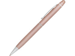 JULIE. Шариковая ручка из металла с стилусом, Светло-розовый