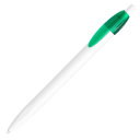Ручка шариковая X-1 (зеленый, белый)