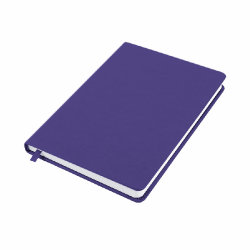 Ежедневник недатированный Duncan, А5,  фиолетовый, белый блок (фиолетовый)