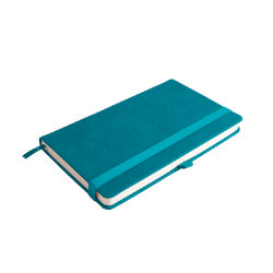 Ежедневник недатированный Starry , А5, бирюзовый, кремовый блок (голубой)