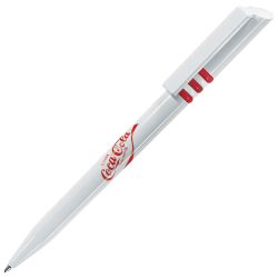 Ручка шариковая GRIFFE (белый, красный)