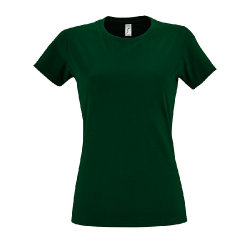 Футболка женская IMPERIAL WOMEN S тёмно-зелёный 100% хлопок 190г/м2 (темно-зелёный)