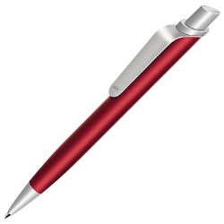 ALLEGRO, ручка шариковая, красный/хром (красный, серебристый)