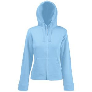 Толстовка женская "Lady-Fit Hooded Sweat Jacket" (голубой)