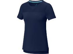 Borax женская футболка с коротким рукавом, темно-синий