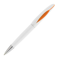 Ручка шариковая "Sophie", белый с оранжевым