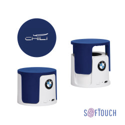 Беспроводная Bluetooth колонка "Echo", покрытие soft touch, белый с синим