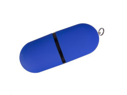 USB-флешка на 8 ГБ 3.0 USB, с покрытием soft-touch, синий