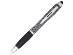 Крапчатая шариковая ручка Nash со стилусом, черный