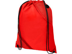 Рюкзак со шнурком Oriole с двойным кармашком, красный