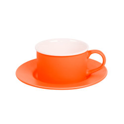 Чайная пара ICE CREAM (оранжевый, белый)