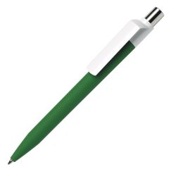 Ручка шариковая DOT, покрытие soft touch (зеленый)